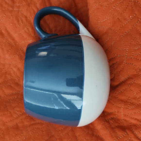 Fuji Boeki-looking mug, LG Sz, Stoneware, Nantucket Blue, excellent like new! - Picture 5 of 9